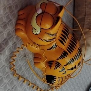 Orange Cat Shaped Phone